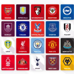 2025/26 Premier League stats infographic showing the top 5 goal scorers.